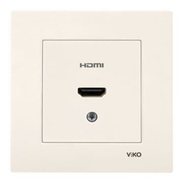 Viko Karre Krem HDMI Konnektör Mekanizma Kapak 90967368