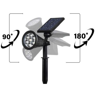 Cata 7 W Led Solar Bahçe Armatürü Beyaz CT-7310