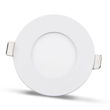 Noas 3W Yuvarlak Slim Led Panel 4000K Siyah Kasa YL10-0307