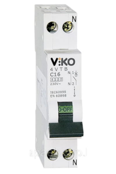 Viko Otomatik Sigorta 1x50A C 4,5kA