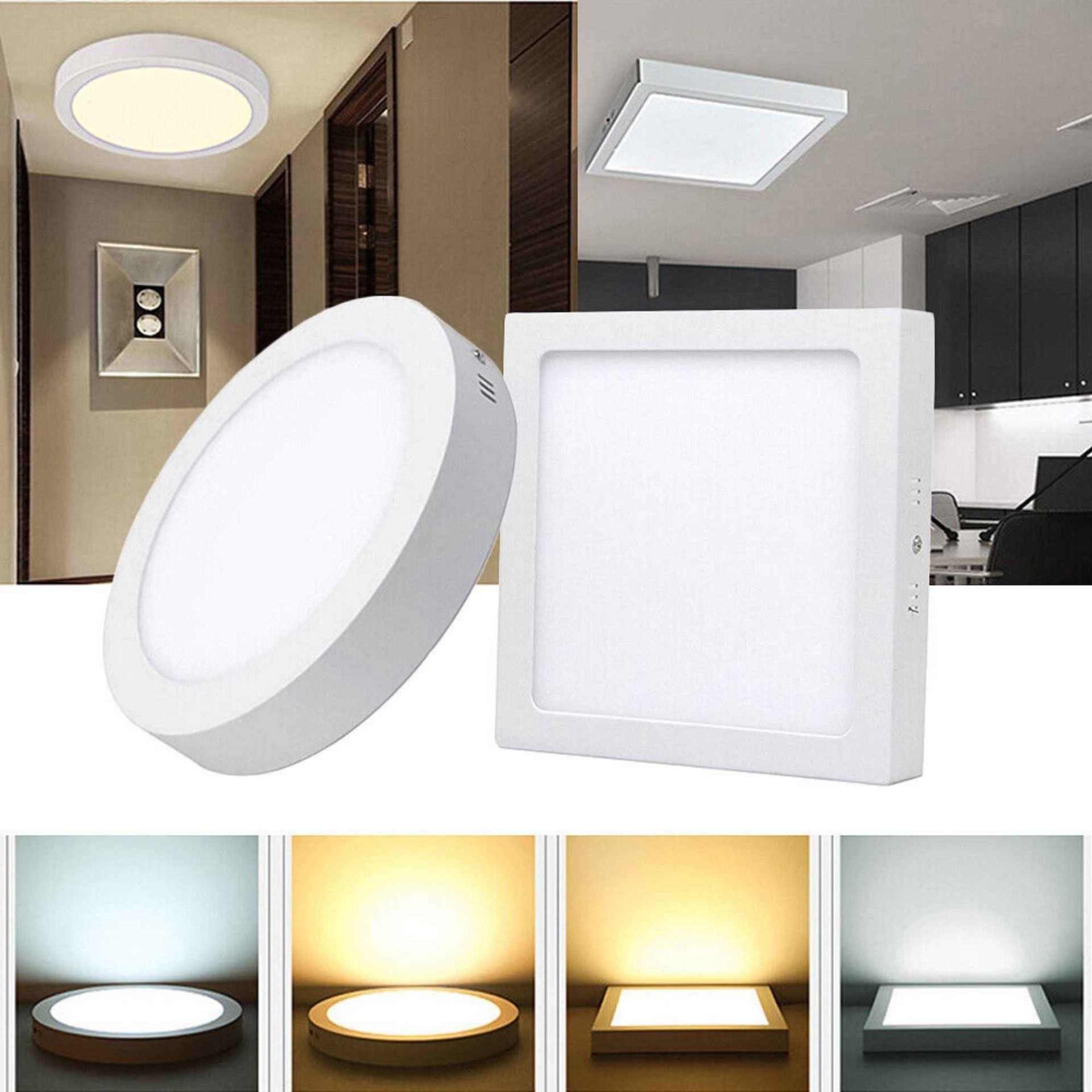 Borsan Kare Sıva Üstü Led Panel 18W 6500K BL-S2-2027