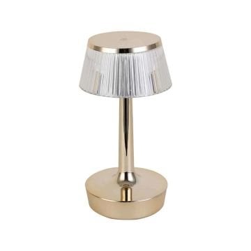 Noas Santorini Bronz Renk Şarj Edilebilir 3 Renk Dokunmatik Masa Lambası YL86-1235