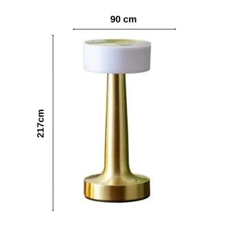 Noas Samos Şarj Edilebilir 3 Renk Dokunmatik Masa Lambası YL86-1232
