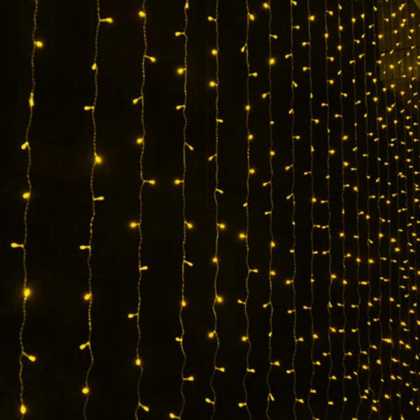 ACK Dış Mekan Perde Led 3000K Gün Işığı 2mx2m 400 Led