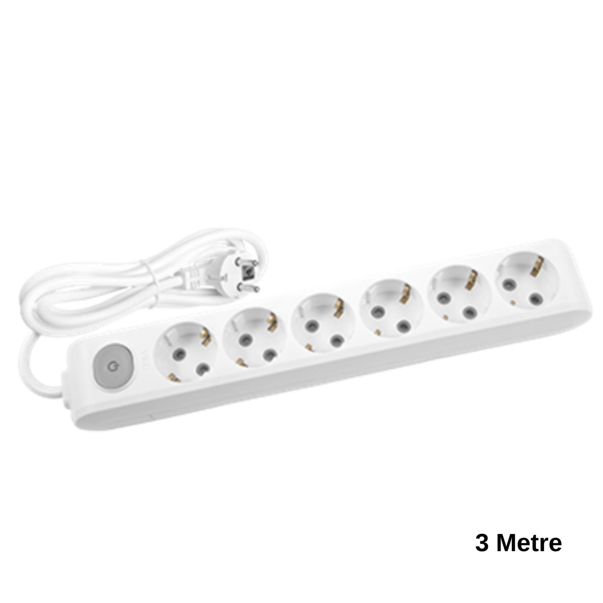 Viko Multi-Let Altılı Priz Anahtar Topraklı Kablolu Çocuk Korumalı 3 Metre