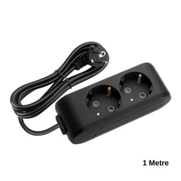Viko Multi-Let İkili Priz Topraklı Çocuk Korumalı 1 Metre 90133201