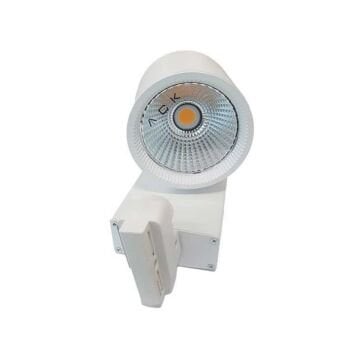 ACK AD30-04010 4000K 30W Beyaz Kasa Cob Led Ray Spot Armatür