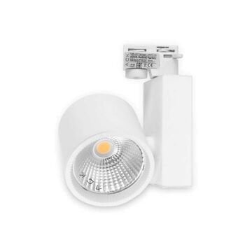 ACK AD30-04010 4000K 30W Beyaz Kasa Cob Led Ray Spot Armatür