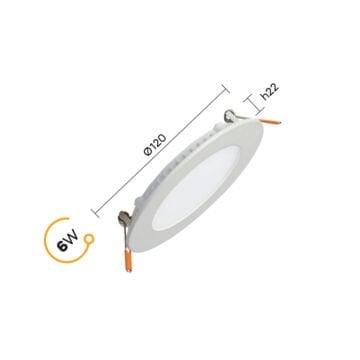 Pelsan Tio 6W Slim Sıva Altı Led Panel 3000K