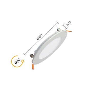 Pelsan Tio 6W Slim Sıva Altı Led Panel 6500K Beyaz