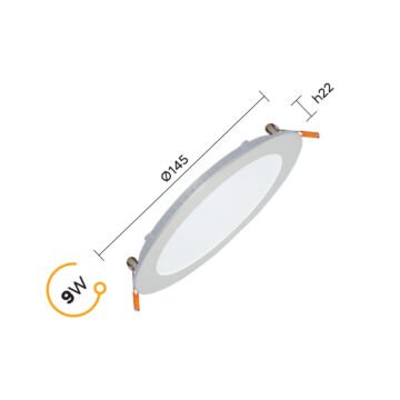 Pelsan Tio 9W Slim Sıva Altı Led Panel 4000K