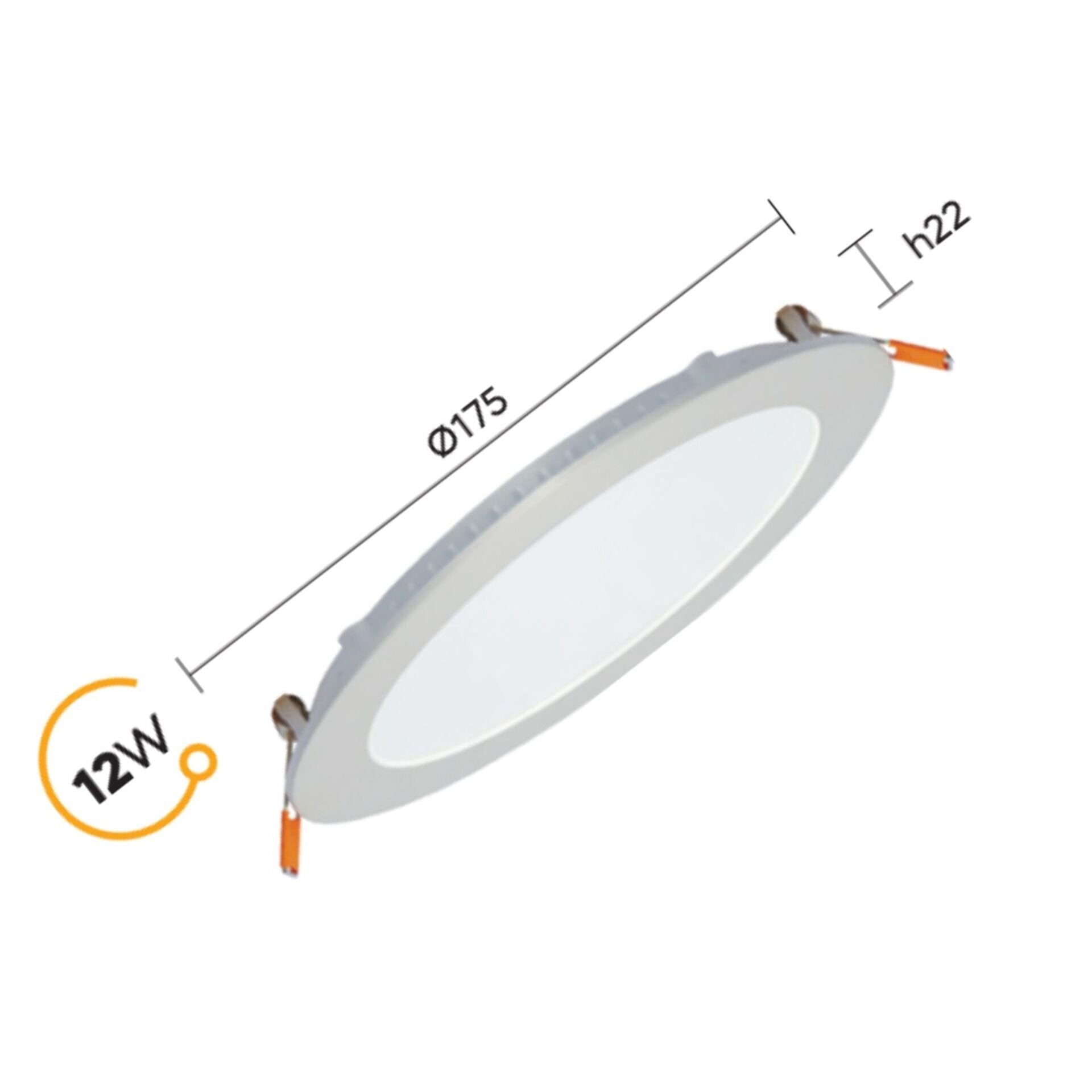 Pelsan Tio 12W Slim Sıva Altı Led Panel 6500K Beyaz