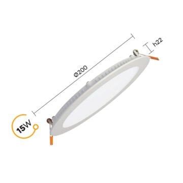 Pelsan Tio 18W Slim Sıva Altı Led Panel 4000K