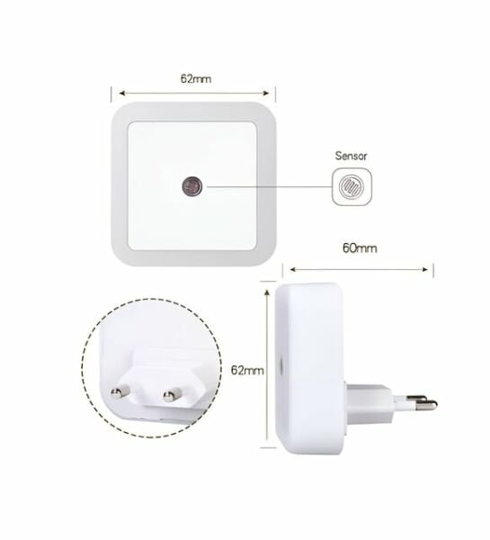 Cata Fotoselli LED Gece Lambası Amber CT-9500A