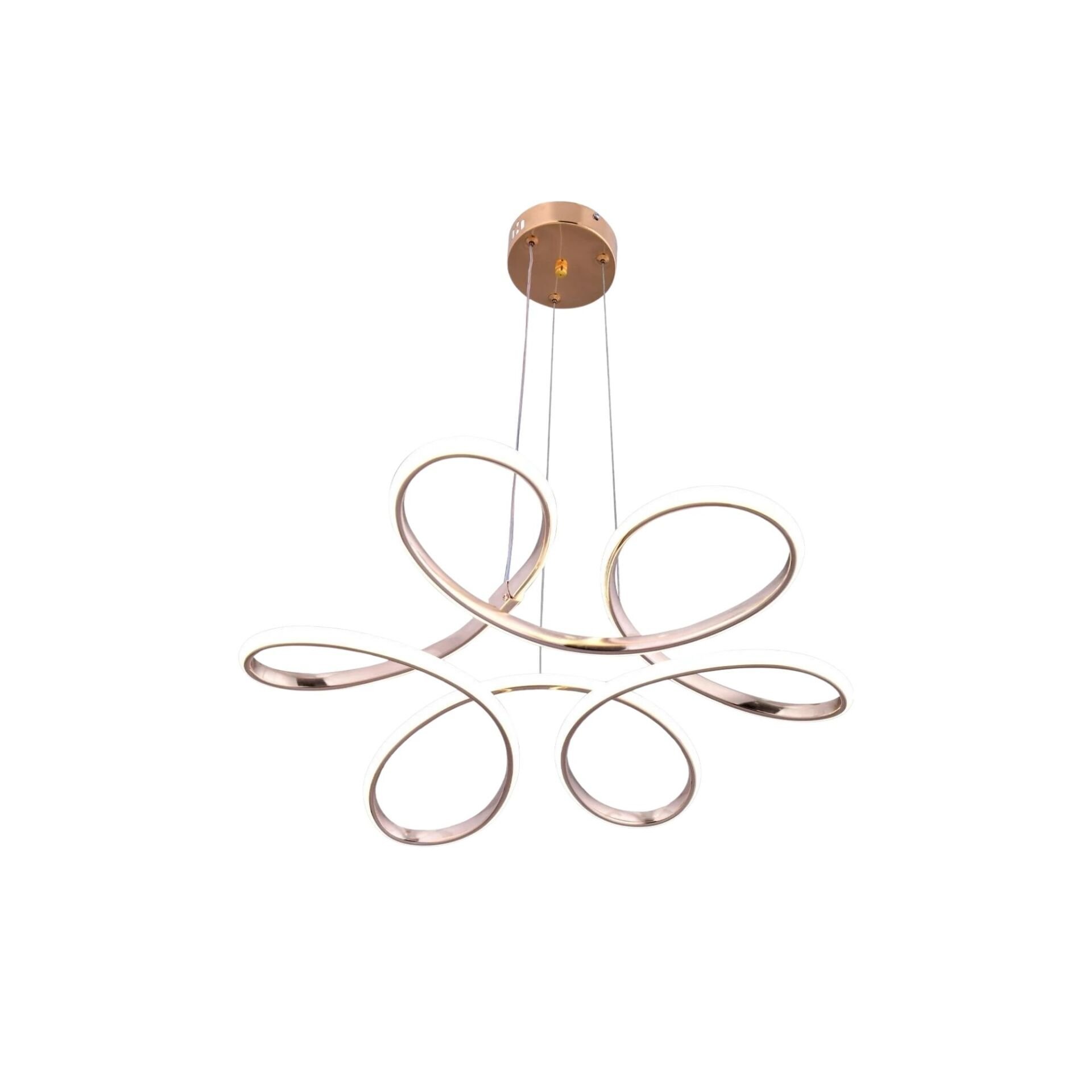 Daisy Sarkıt Gold Led Avize 3 Renk Aydınlatma