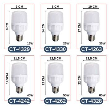 Cata 55 Watt E27 Duylu Torch Led Ampul CT-4262