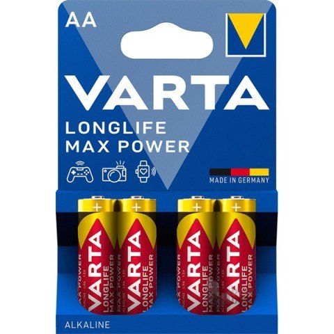 Varta Longlife Max Power Kalem Pil AA 4Lü