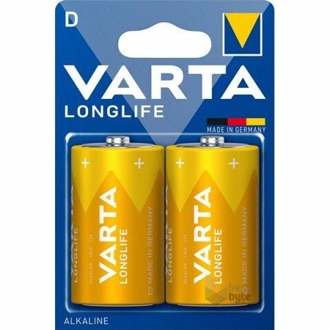 Varta Longlife Alkalin D Boy 2Li Büyük Pil