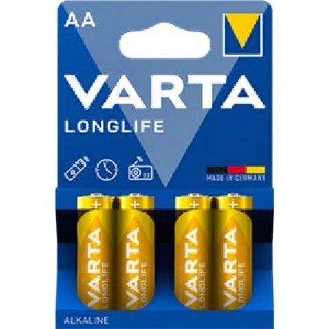Varta Longlife AA Alkalin 4Lü Kalem Pil