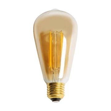 Cata 6 W Dimlenebilir Rustik Led Ampul CT-4313 Amber Renk