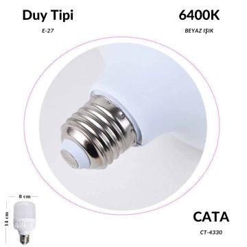 Cata 25 W Torch Led Ampul CT-4330 Beyaz Işık