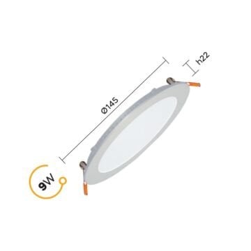 Pelsan Tio 9W Slim Sıva Altı LED Panel – 3000K 210497