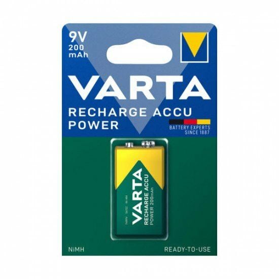 Varta Power Accu Ready 2 Use 9V Pil-E 200 mAh