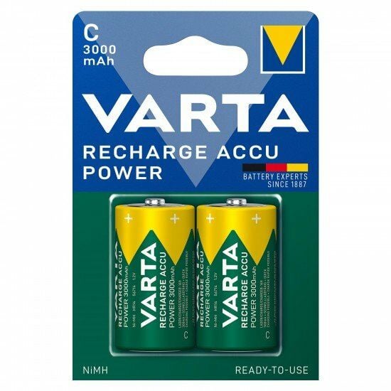 Varta Power Accu Ready 2 Use Orta Pil-C 3000 mAh
