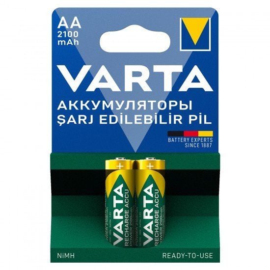 Varta Longlife Accu Ready 2 Use Kalem Pil AA 2100 mAh