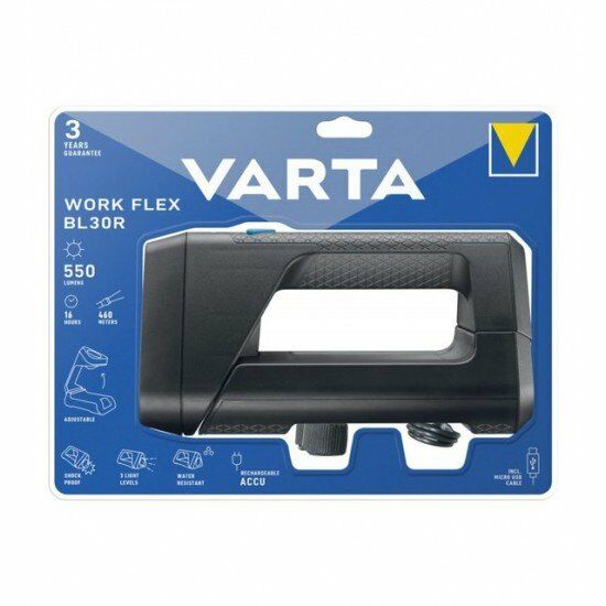 Varta Recharge 5W Workflex BL30R & USB Cable