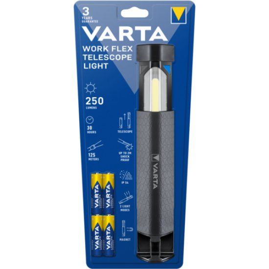Varta Work Flex Teleskopic Light Camp