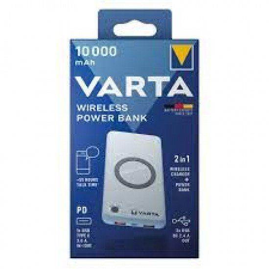 Varta Wireless Powerbank 10.000 mAh & USB Cable