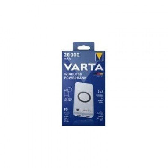 Varta Wireless Powerbank 20.000 mAh & USB Cable