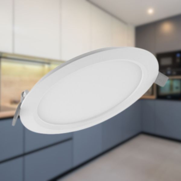 Borsan Led Yuvarlak Panel Downlight 15W Sıva Altı