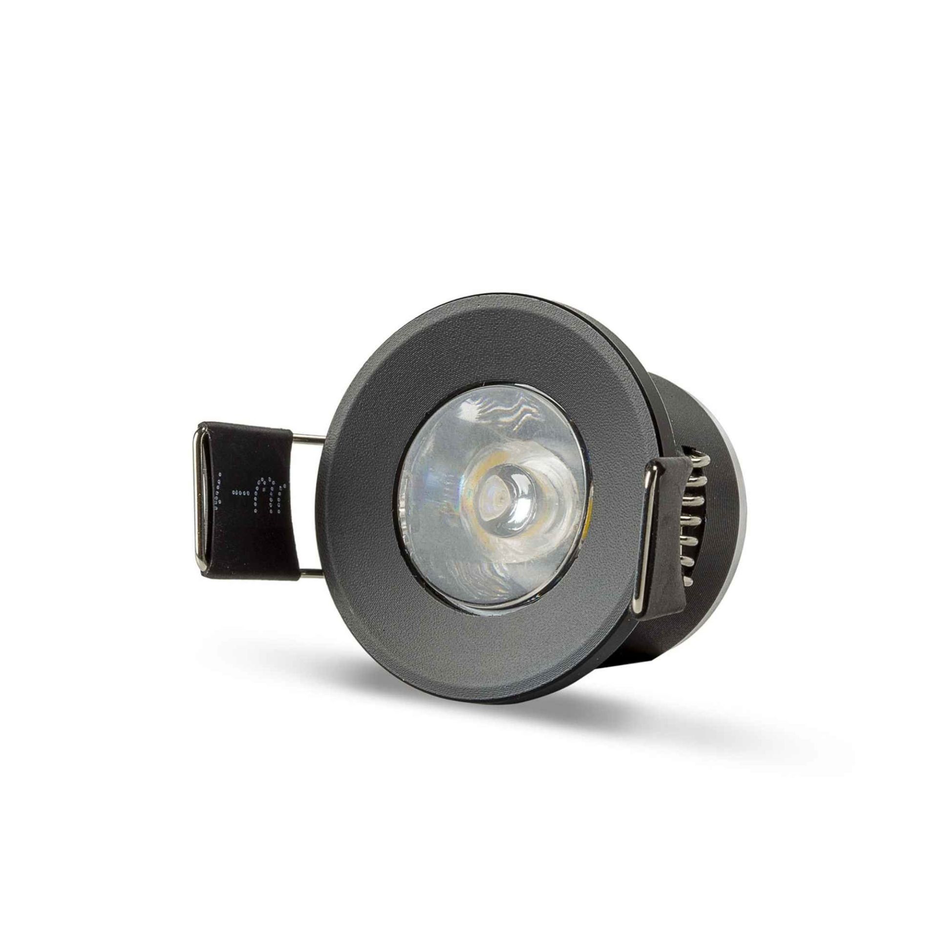 Noas 6500K Beyaz 2W Siyah Kasa Yıldız Led Spot Lamba YL94-2151