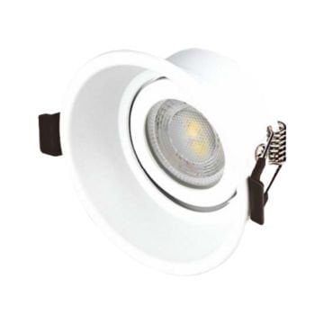 Cata CT-5001 Beyaz Yuvarlak Panter Spot Kasası