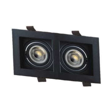 Cata CT-5019 İkili Siyah Pars Boş Spot Kasası