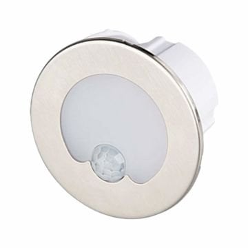 Cata 1,5W Sensörlü Koridor Aydınlatma Armatürü Satin Kasa Yuvarlak CT-5174