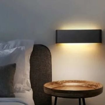 Cata CT-5213 12W Penguen Led Aplik Siyah Kasa