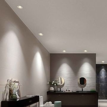 Cata CT-5261 8w Başak Led Spot 3 Kademe Işık Rengi Siyah Kasa 3200K-4000K-6500K
