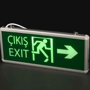 Noas Ledli Sağ Sol Çift Yönlü Acil Çıkış Armatürü YLX-1003