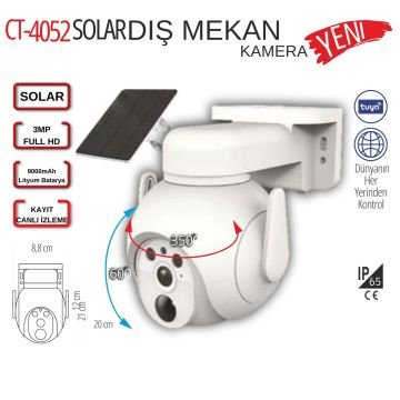 Cata CT-4052 Solar Dis Mekan Kamera