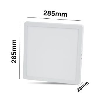 Noas YL15-2400G 24W Sıva Üstü Kare LED Panel Günışığı