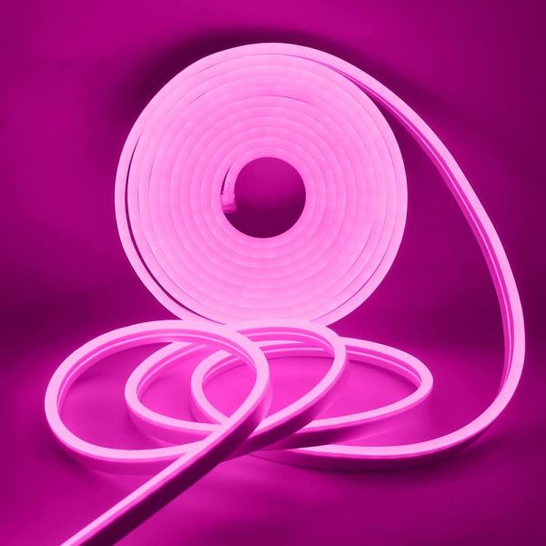 Cata 5 Metre 12V Pembe Neon Led CT-4555P