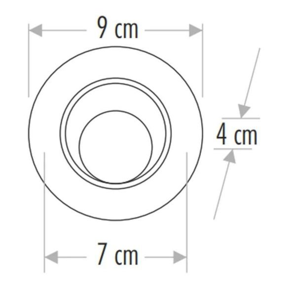 Cata 7W Led Spot Lal Siyah Kasa Günışığı CT-5200G