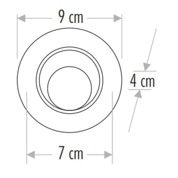 Cata Beyaz Led Spot 7w Akik Smd Led Armatür CT-5204B