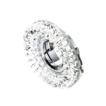 Cata Menekşe Kristal Yuvarlak Dekoratif Cam Spot CT-6569