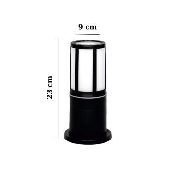 Cata Dekoratif Bahçe Aydınlatma Armatürü Cenova CT-7002