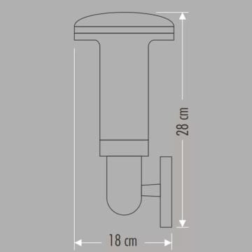 Cata Napoli Bahçe Armatürü CT-7015