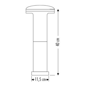 Cata Napoli 40 Cm Abs Bahçe Armatürü CT-7017